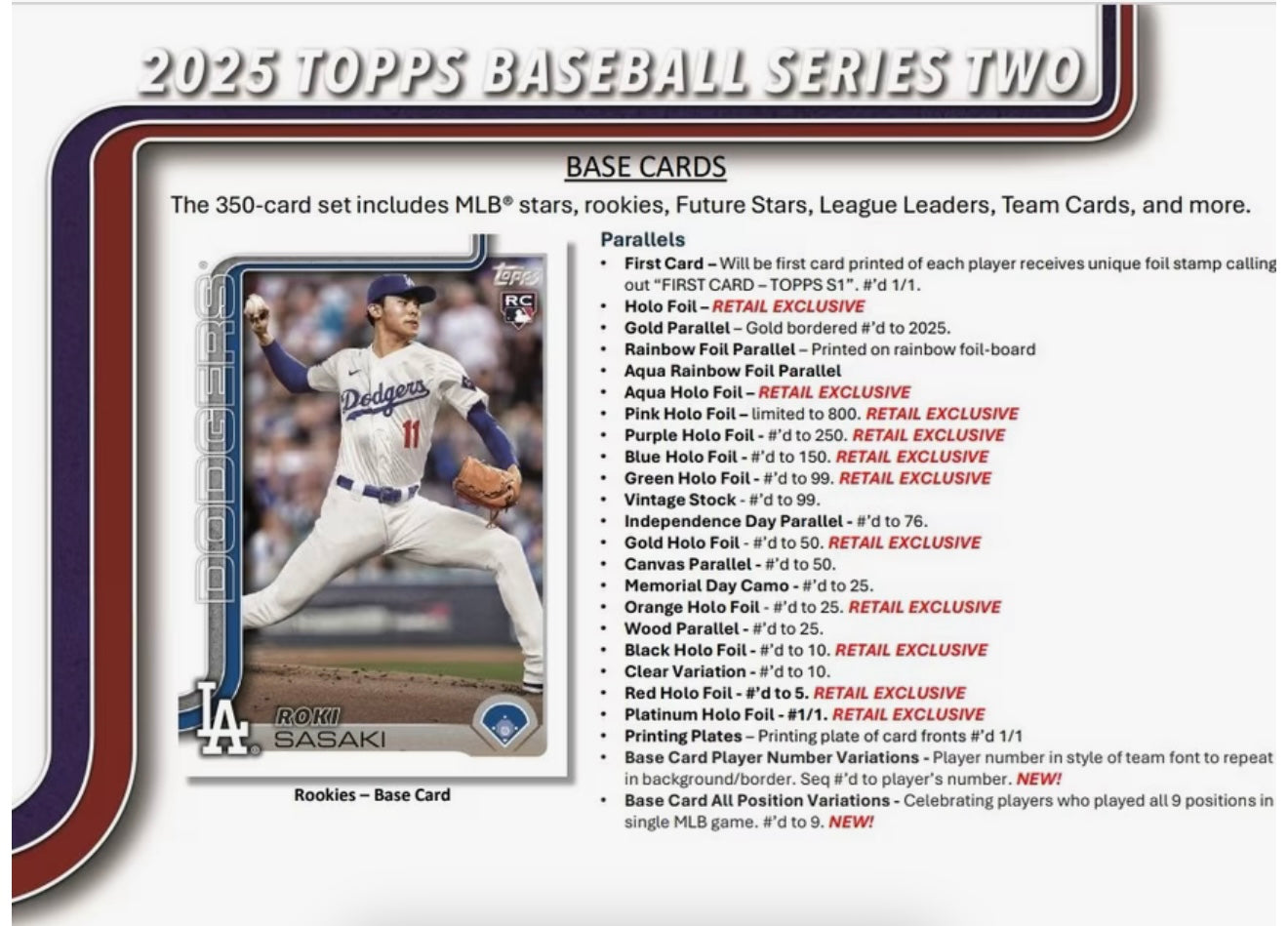 2025 Topps MLB Baseball Series 2 Mega Box