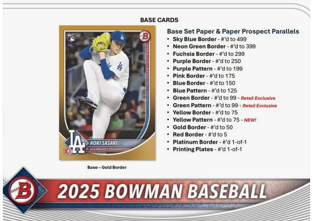 2025 Bowman MLB Baseball Mega Box - Topps