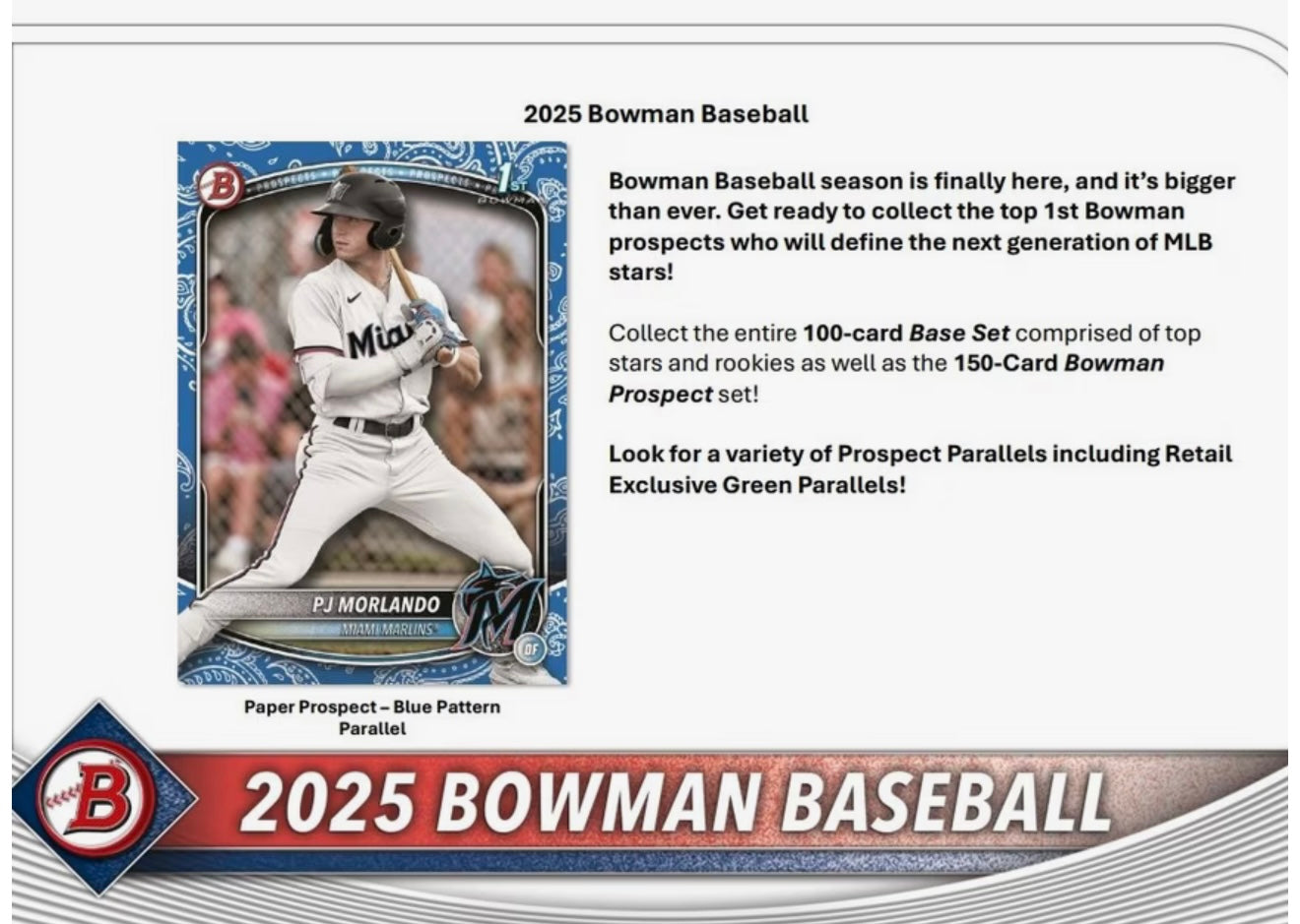 2025 Bowman MLB Baseball Mega Box - Topps
