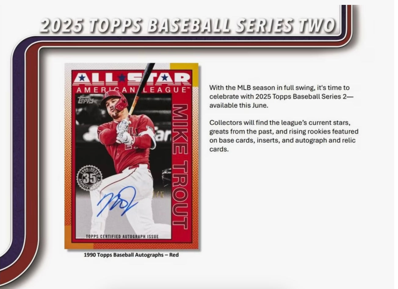 2025 Topps MLB Baseball Series 2 Mega Box