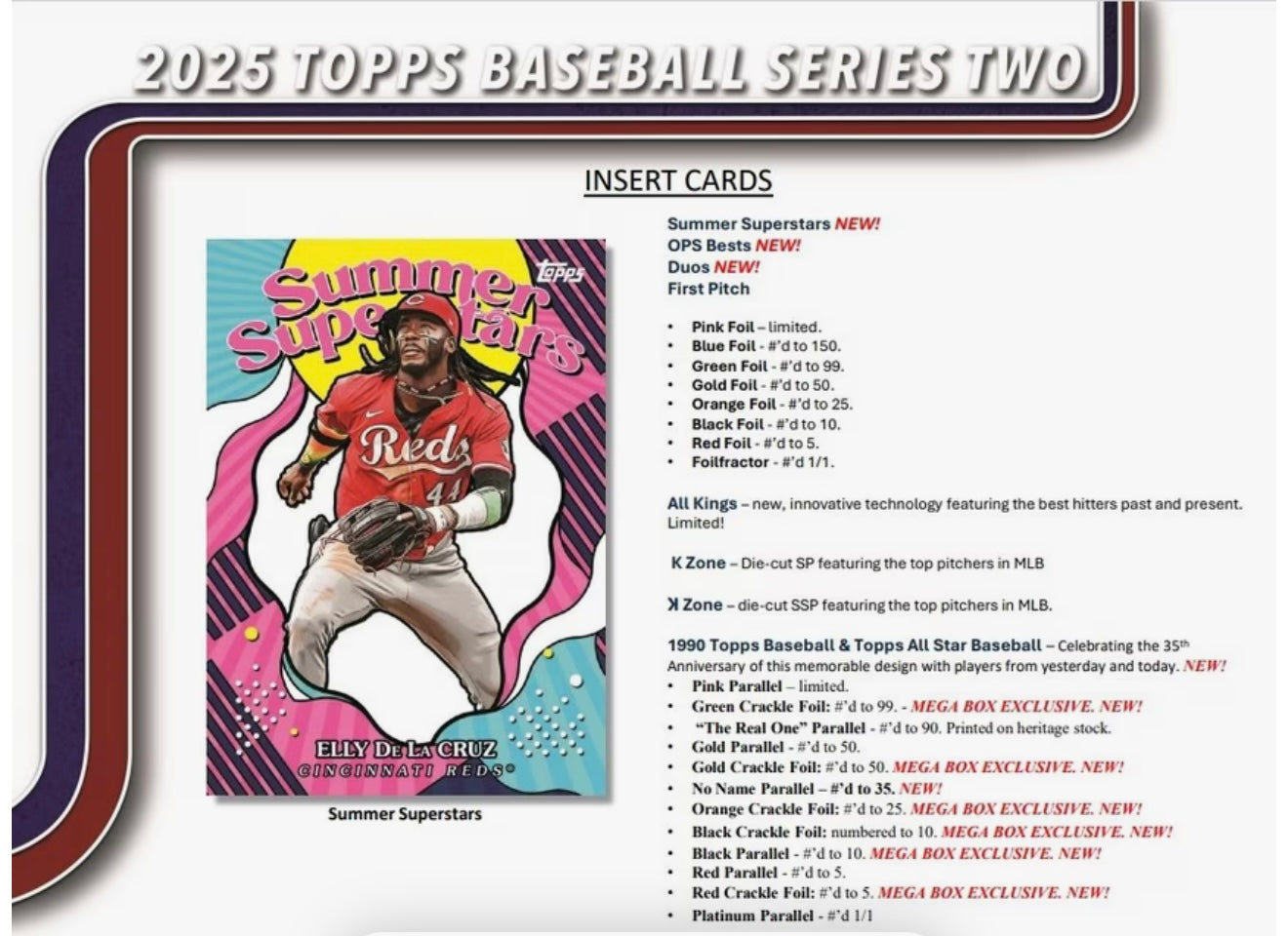 2025 Topps MLB Baseball Series 2 Mega Box