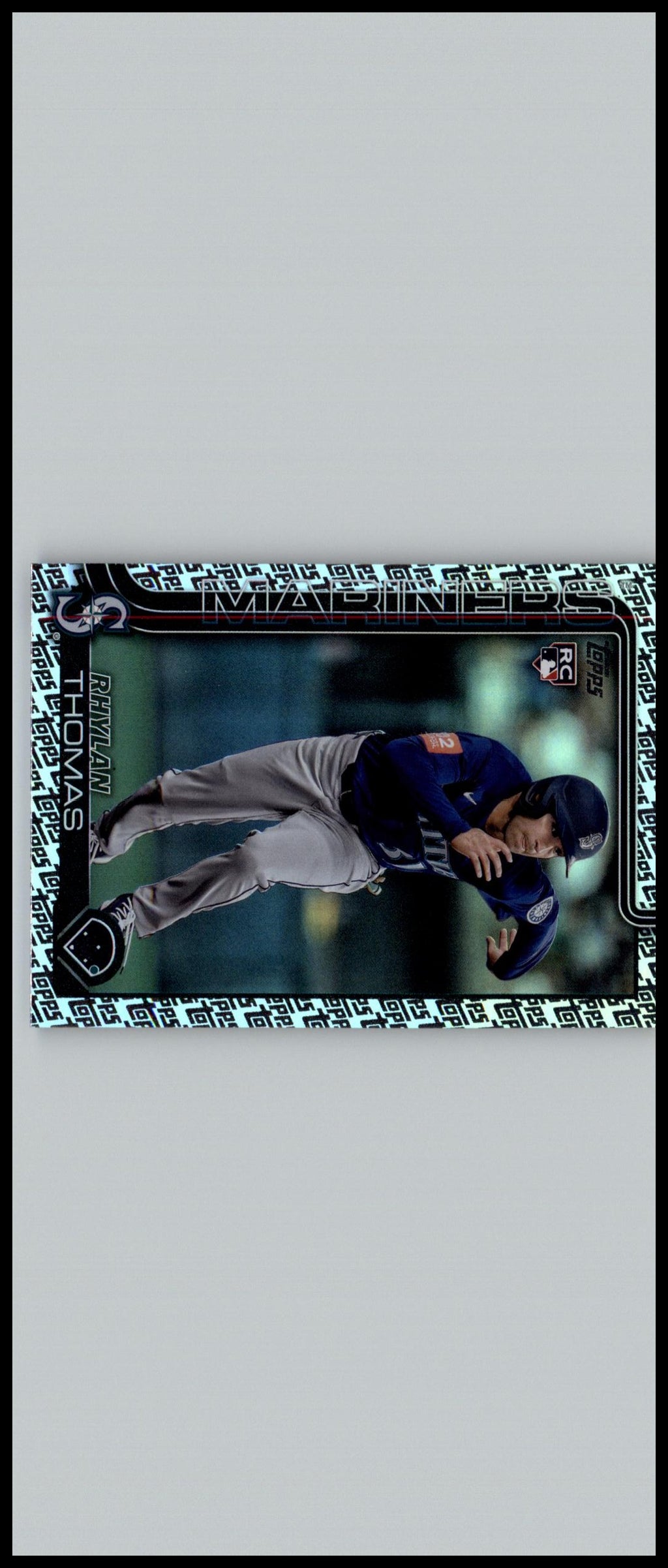 2025 Topps Update #US196 Rhylan Thomas Topps Logo Foil