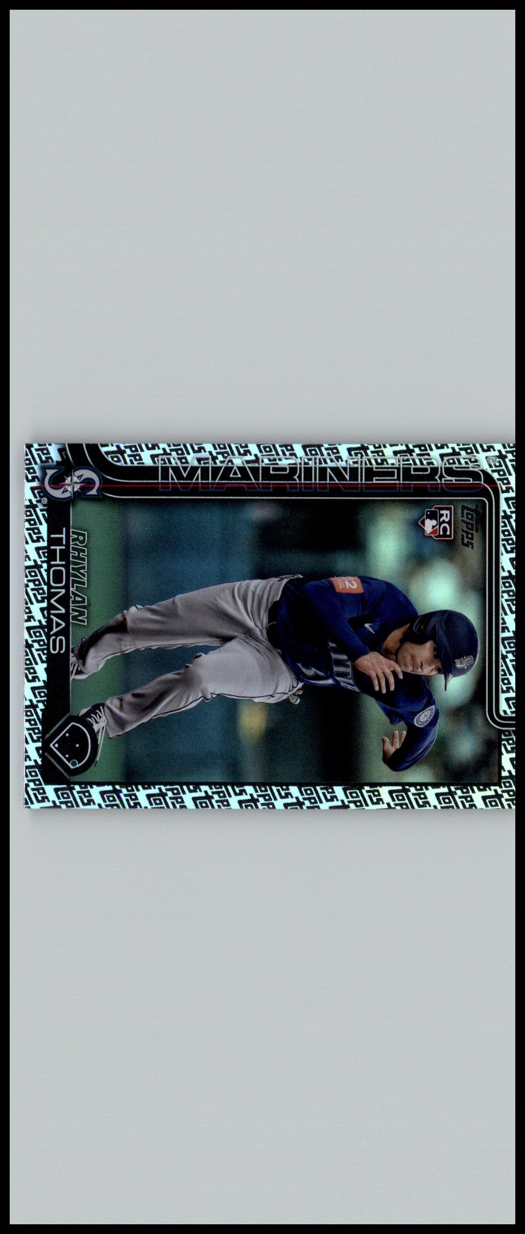 2025 Topps Update #US196 Rhylan Thomas Topps Logo Foil