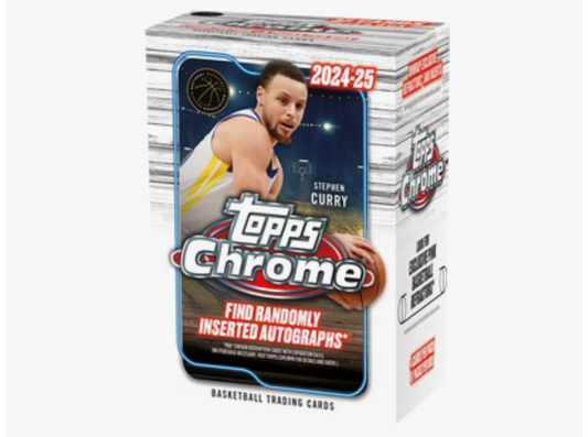 2024-25 Topps Chrome NBA Basketball Value Box