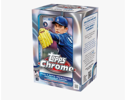2025 Topps Chrome MLB Baseball Value Box