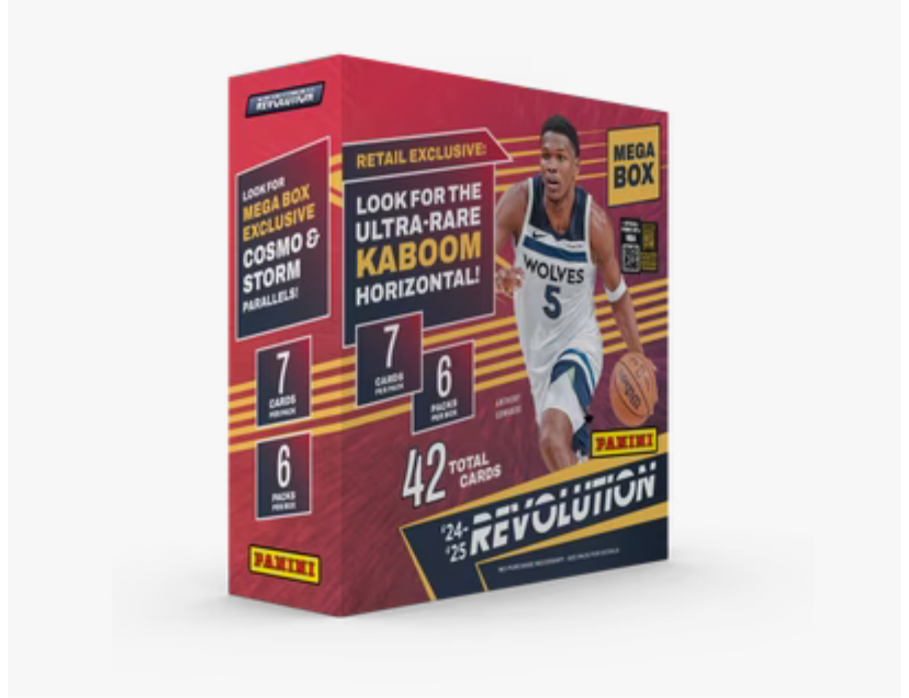 2024-25 Panini Revolution NBA Basketball Mega Box (6 Packs)